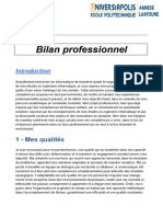 Exemple Projet Professionnel