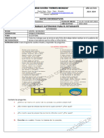 Ficha Pedagógica para Estudiantes