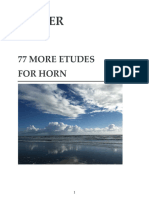 77 More Etudes For Horn