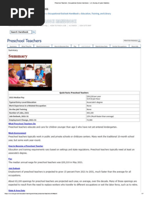 Preschool Teachers