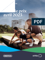 Liste de Prix Avril 2023: Wavin Belgique S.A