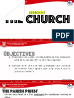 Lesson 8 The Church and The Secularization Issue