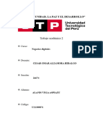 "Año de La Unidad, La Paz Y El Desarrollo": Trabajo Académico 2