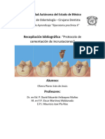 Cementación de Incrustaciones y Coronas