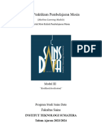 (Modul3) Praktikum Pembelajaran Mesin