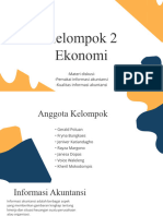 Ekonomi Pemakai Informasi Akuntansi