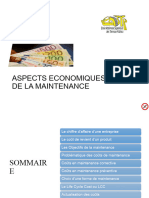 Aspects Économiques de La Maintenance