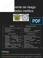 Presentación - Diabetes Mellitus, paciente de riesgo en odontología