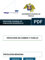 Patología Tumoral en Población Pediátrica II - Patologia Cabeza y Cuello