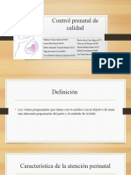 Control Prenatal de Calidad