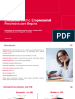 Encuesta Ritmo Empresarial Bogot II Sem 2023