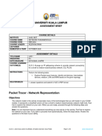 Lab 1 Packet Tracer - Network Representation