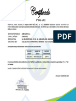 Certificado (N° 1043-2023 Sinba Sura S.A.C. 04-11-23)