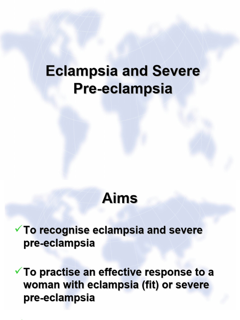 6 Eclampsia and Severe Preeclampsia PDF Blood Pressure Childbirth