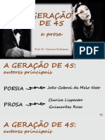 Geração de 45 - Prosa