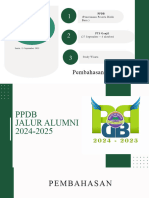 Pembahasan SBG (PPDB Jalur Alumni, ST, PTS)