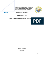 Informe PRÁCTICA 3. Medición de Viscosidad 