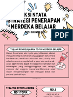 Topik 1 - Merdeka Belajar - Startegi Pemebelajaran Merdeka