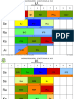 Jadwal Pelajaran Semester Ganjil 2023 Revisi Agustus-Kelas