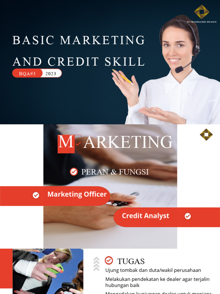 Basic Marketing and Credit Skill | PDF | Karier & Perkembangan