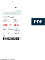 E-Boarding Pass: FD 3438 05 Nov 2023 07:50
