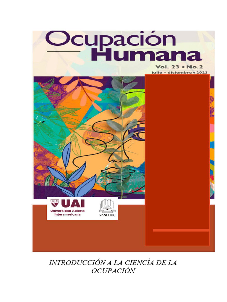 Introducción A La Ciencía de La Ocupación | PDF | Terapia ocupacional ...