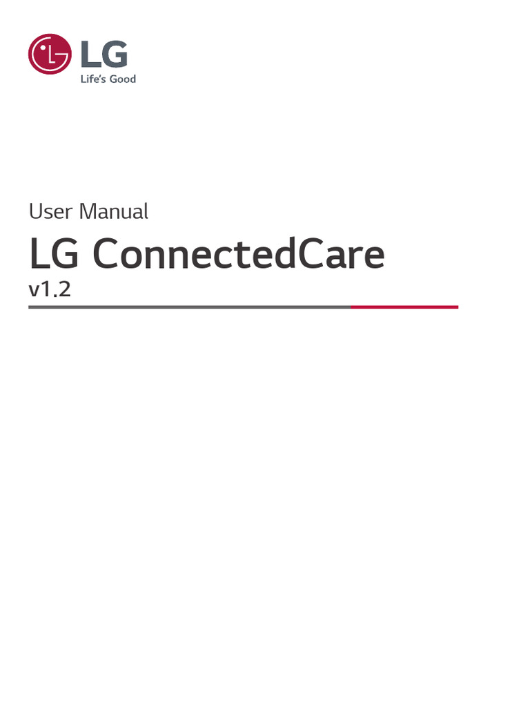 LG ConnectedCare User Guide | PDF | Android (Operating System) | Login