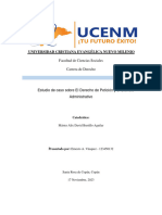 Estudio de Caso Sobre El Derecho de Petición y El Silencio Administrativo