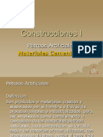 CI - Petreos Artificiales - Materiales Cementosos