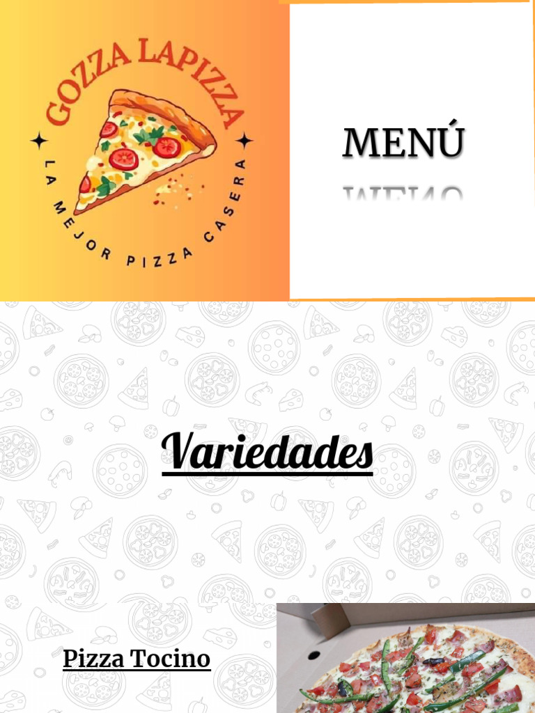 Menú de Pizzas Gozza Ourense | PDF | Pizza | Salsa de tomate