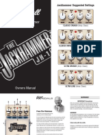 Marshall Jackhammer JH 1 Manuel Utilisateur en 53472