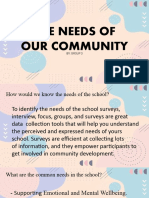 Need's of Our Community