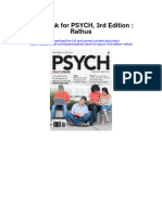 Test Bank For Psych 3rd Edition Rathus