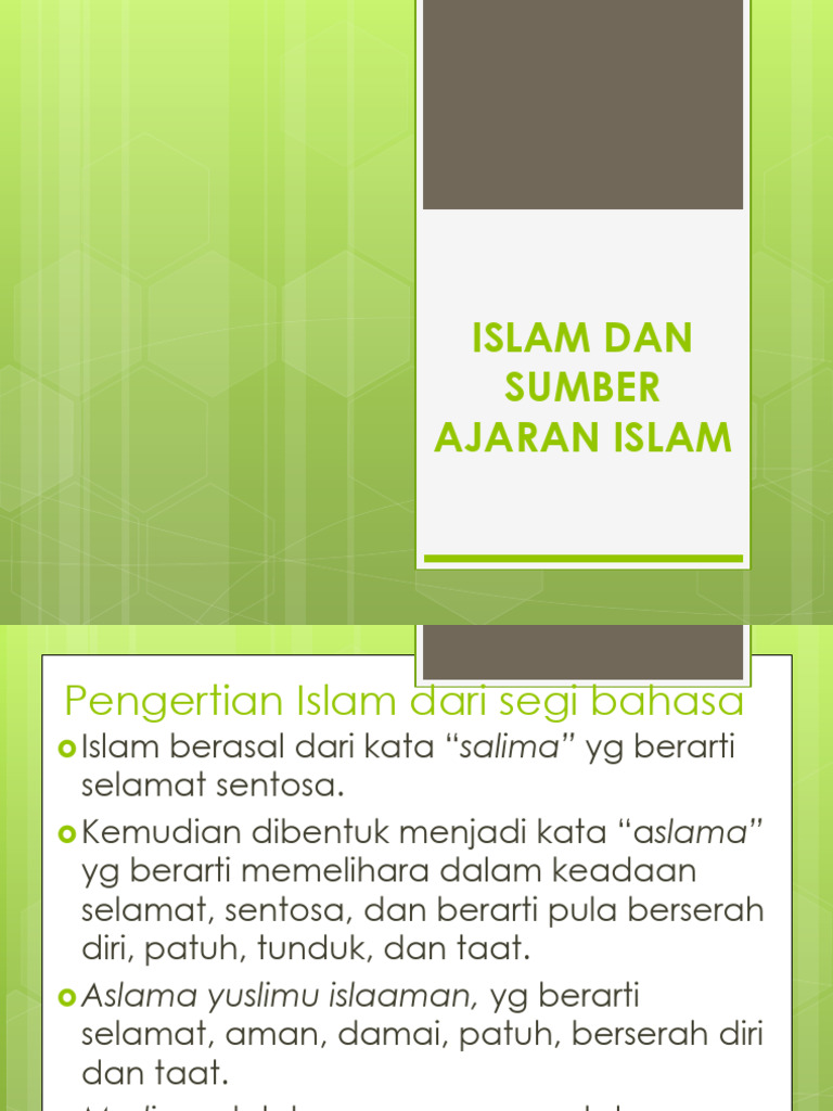 Ajaran Islam yang Sederhana dan Mudah Dipahami