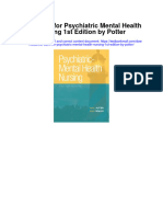 Test Bank For Psychiatric Mental Health Nursing 1st Edition by Potter