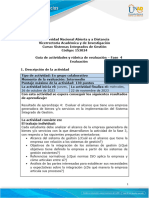 Guía de Actividades y Rúbrica de Evaluación - Unidad 3 - Fase 4 - Evaluación