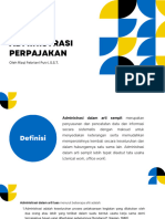 Administrasi Perpajakan