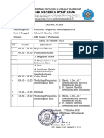 Jadwal Acara Workshop Penguatan Kelembagaan BKK