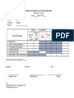 BFDP REPORTING Form 1