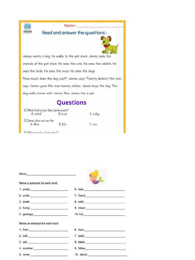 Work Sheets | PDF