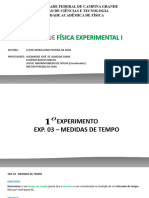 7) Exp. 03 Medidas de Tempo