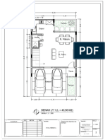 Denah Rumah 6 X 12 Type 65,85 A Kampung Belian