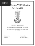 StudentMgmStystme ProjectFinal