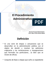 El Procedimiento Administrativo, Definición, Principios y Clasificación