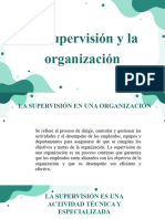 Supervision y Organizacion