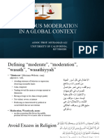 Moderation of Islam in A Global Context