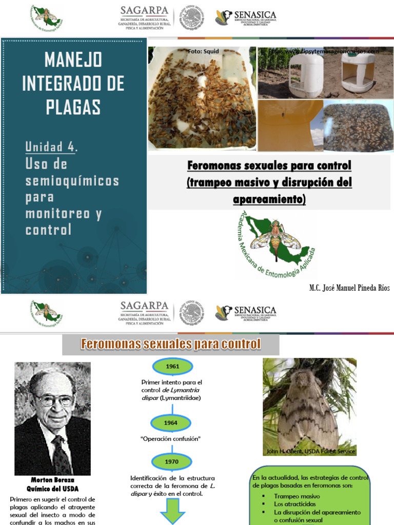 Feromonas Sexuales para Control PDF Insectos Feromona