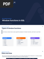 Window Functions in SQL (Slides)