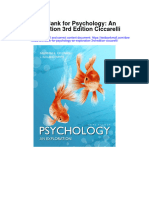 Test Bank For Psychology An Exploration 3rd Edition Ciccarelli