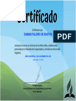 Damian Faleiro de Bastos: Unión Argentina, 2 Del Noviembre Del 2023